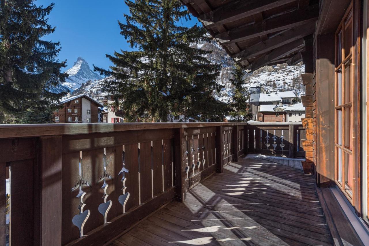 Village Apartment With Matterhorn View Zermatt Exterior foto